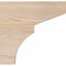 Ekena Millwork Monterey Smooth Rafter Tail, Douglas Fir, 3 1/2"W x 12"H x 12"L RFT04X12X12MON00SDF - alternate 4